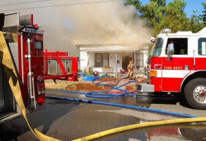 fire damage st george